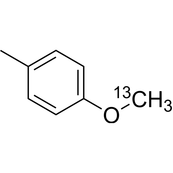 4-Methylanisole-13C (4-Methoxytoluene-13C) 117923-70-3